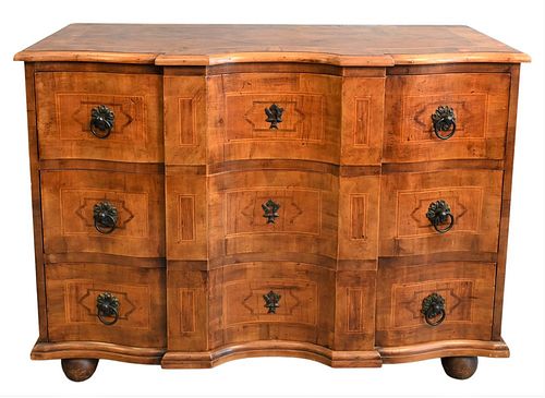 CONTINENTAL STYLE INLAID COMMODE  376b65