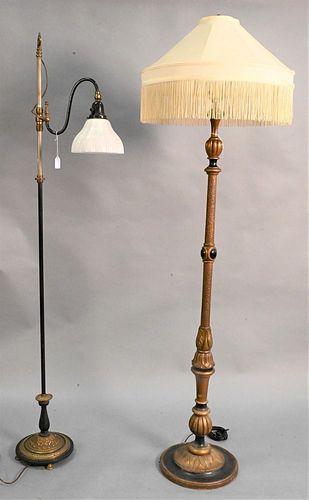 TWO NEOCLASSICAL FLOOR LAMPS ONE 376b75