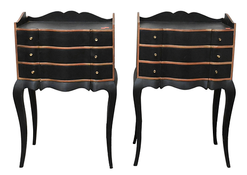 PAIR OF FRENCH STYLE NIGHT STANDSPair
