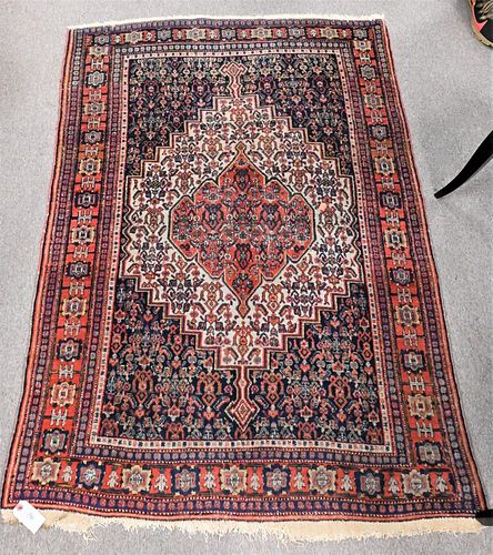 TWO ORIENTAL RUGS TO INCLUDE BOKARA 376bfd