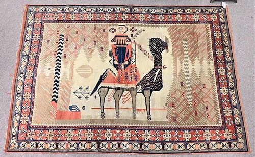 ORIENTAL SCATTER RUG HAVING CAMEL  376bfe