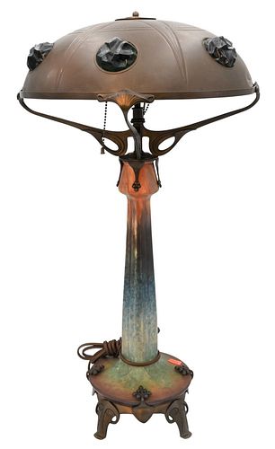 ART NOUVEAU TABLE LAMP HAVING 376c3b