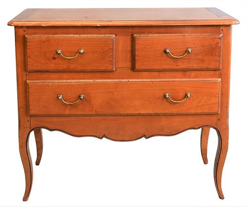 LOUIS XV STYLE FRUITWOOD COMMODE  376c52