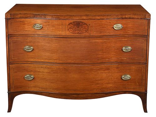 GEORGE III STYLE BURLWOOD MAHOGANY 376ca7