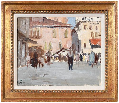 EDWARD SEAGO PAINTING VENICE British  376cac