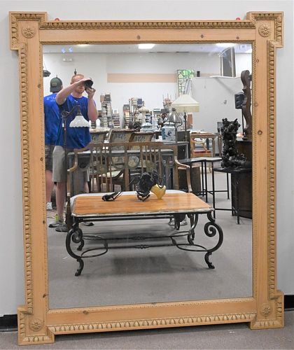 PINE FRAMED CONTEMPORARY MIRROR  376cea