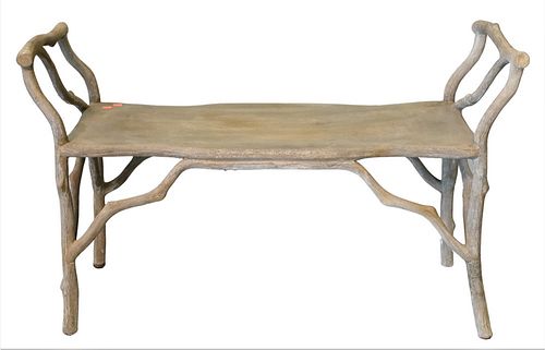 BOIS GARDEN BENCH, HEIGHT 25 INCHES,