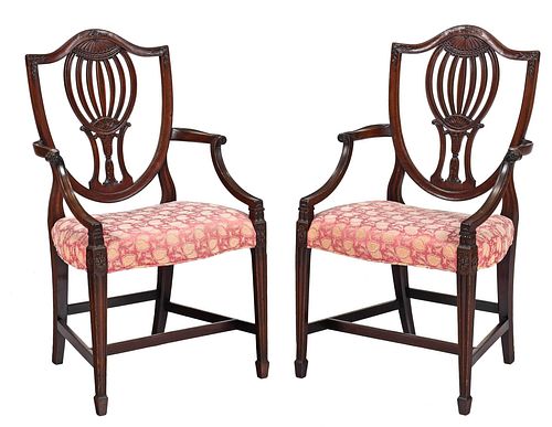 FINE PAIR GEORGE III CARVED MAHOGANY 376d36