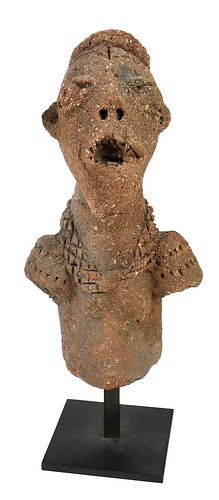 WEST AFRICAN CARVED STONE FIGURE 376d2f