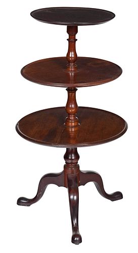 GEORGE III MAHOGANY DUMBWAITERBritish  376d3c