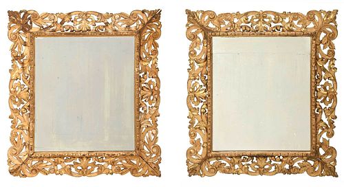 PAIR OF ROCOCO STYLE GILTWOOD AND 376d5c