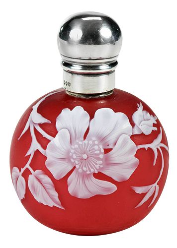 BRITISH CAMEO GLASS PERFUME PROBABLY 376d89