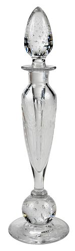 AMERICAN ENGRAVED CLEAR GLASS PERFUME