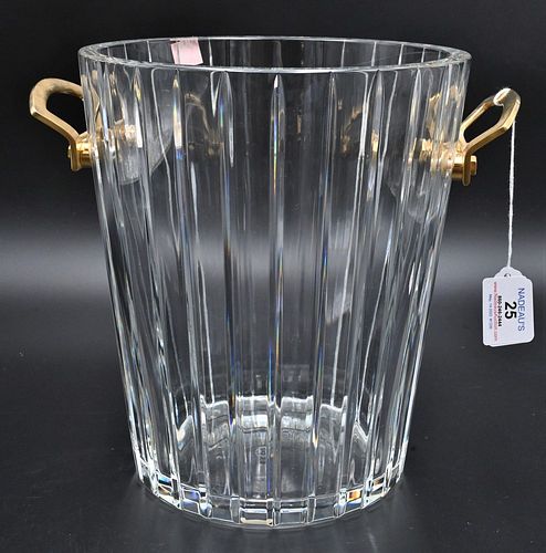 BACCARAT CRYSTAL ICE BUCKET, HAVING