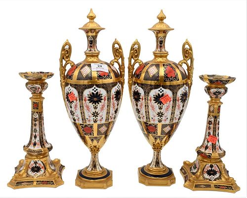 FOUR PIECE LOT OF ROYAL CROWN DERBY  376e85