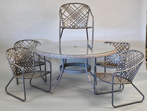 SEVEN PIECE OUTDOOR SET, TO INCLUDE