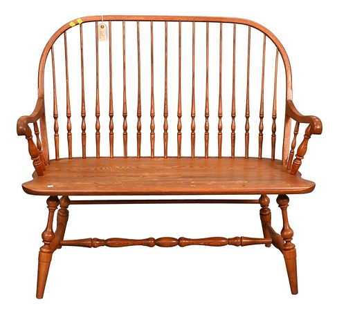 HITCHCOCK WINDSOR STYLE BENCH,