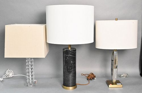 GROUP OF THREE TABLE LAMPS TO 376ec2