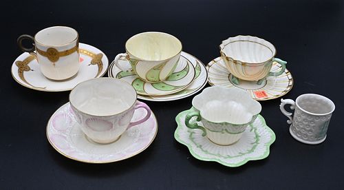 TRAY LOT OF BELLEEK, TO INCLUDE