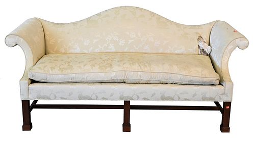 CHIPPENDALE STYLE SOFA, HAVING