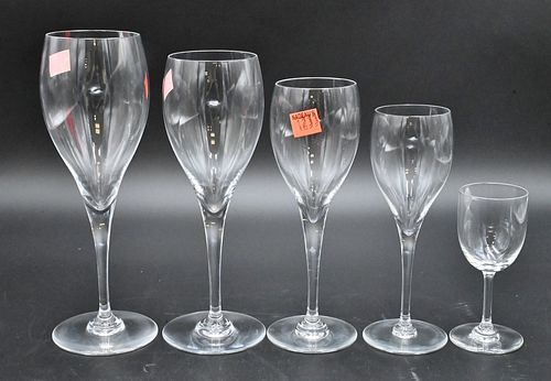 SET OF 53 BACCARAT CRYSTAL STEMS  376fba