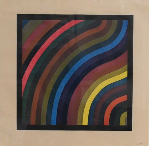 SOL LEWITT (1928 - 2007), CURVED