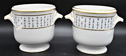 PAIR OF FRENCH LIMOGES PORCELAIN 377022