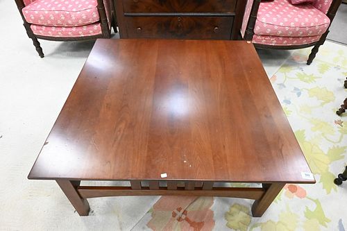 ETHAN ALLEN CHERRY COFFEE TABLE,