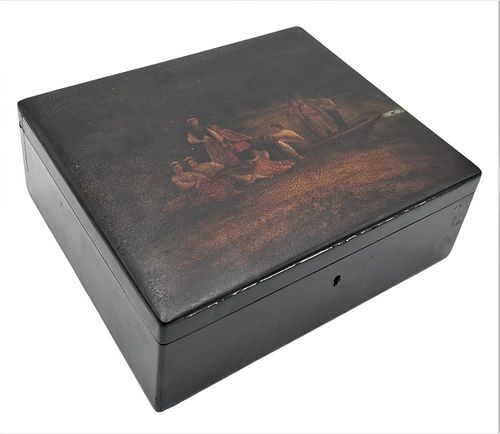 LARGE RUSSIAN LACQUERED SQUARE 377108
