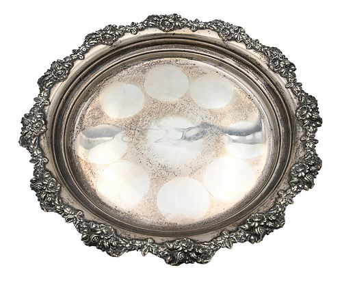 MAUSER STERLING SILVER ROUND TRAY,