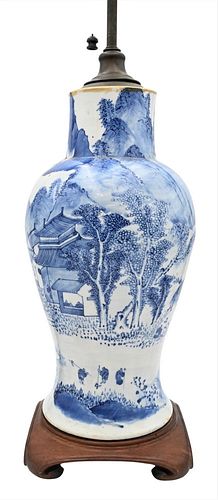 CHINESE PORCELAIN BLUE AND WHITE