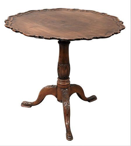 MAHOGANY TIP TABLE HAVING PIE 3771bd