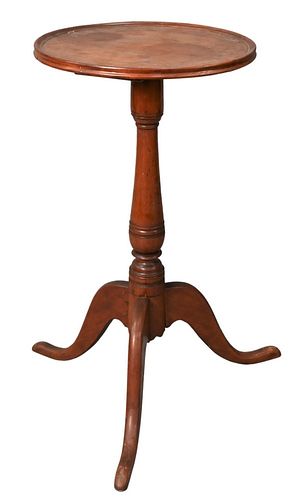 CHERRY CANDLE STAND, WITH ROUND