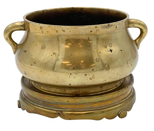 CHINESE BRONZE CENSER 19TH 20TH 377260