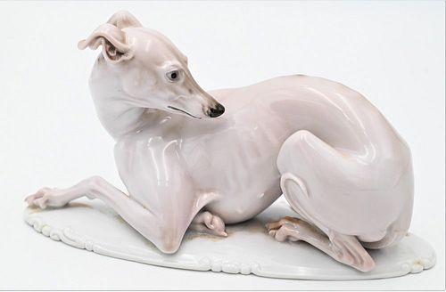 ROSENTHAL PORCELAIN, FIGURE OF A DOG,