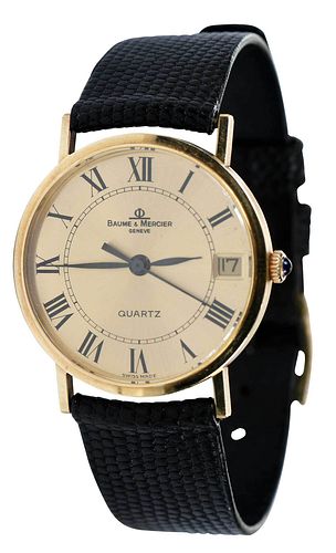 BAUME & MERCIER 14KT. WATCH32mm, Roman