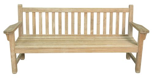 BARLOW TYRIE TEAK BENCH, HEIGHT