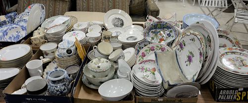 TABLE LOT OF ASSORTED CHINA, PORCELAIN,