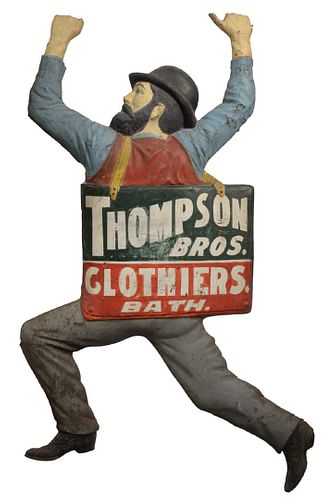 CLOTHIER S TRADE SIGN THOMPSON 379d73