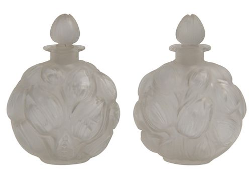 PAIR OF RENE LALIQUE "JAYTHO" ART