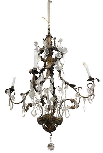 FRENCH ROCOCO CHANDELIER HAVING