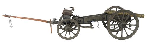 FRENCH MODEL FIELD CANNON WITH 379de4