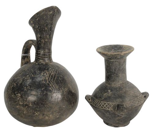 TWO ANCIENT POTTERY VESSELS TO 379e0a