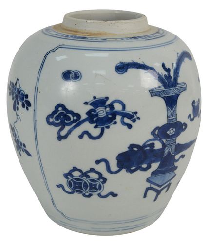 CHINESE BLUE AND WHITE GINGER JAR 379f73