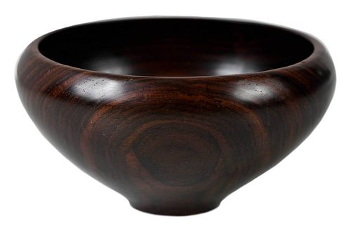 RUDE OSOLNIK ROSEWOOD TURNED BOWL New 379fc6