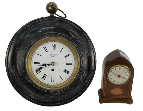 TWO CLOCKS TO INCLUDE LESIEUR 37a006