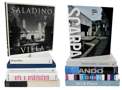 GROUP OF 11 BOOKS ON ARCHITECTURE 37a0b2