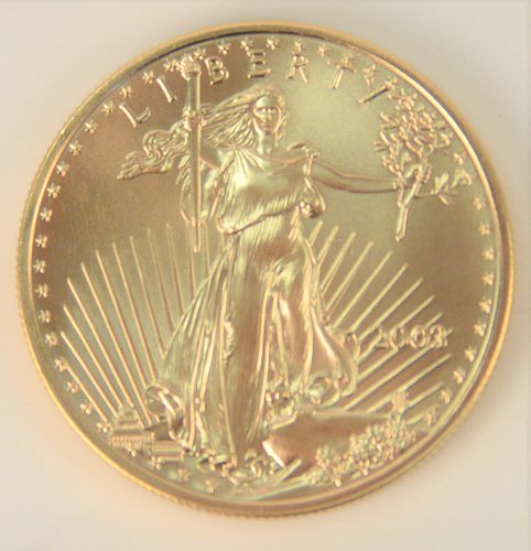 GOLD EAGLE, 2003, 1 OZ.Gold Eagle,