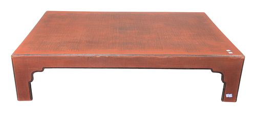 CHINESE STYLE COFFEE TABLE, CLOTH