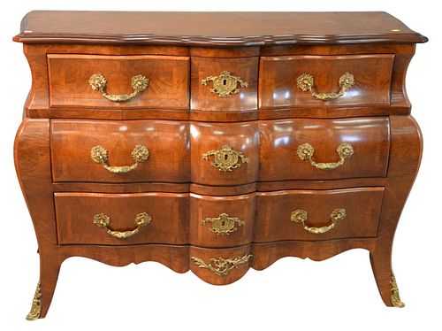 LOUIS XV STYLE INLAID COMMODE  37a118